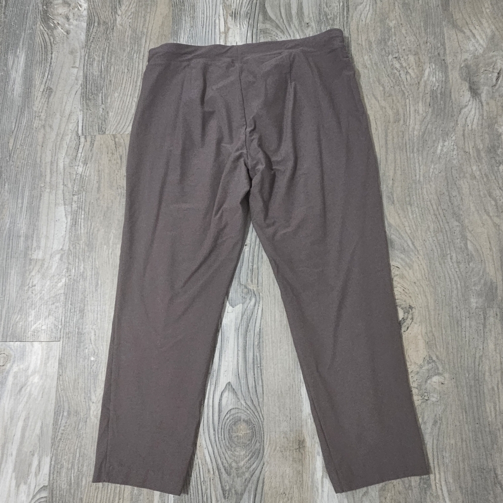 Eileen Fisher pull on cropped pants suze large - Picture 2 of 9